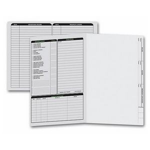 Letter Size Real Estate Folder w/ Left Panel Checklist