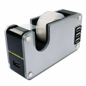 Desktop Tape Dispenser w/ Built In 4 Port USB Hub