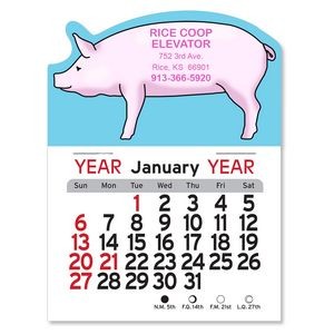 Pig Peel-N-Stick Calendar