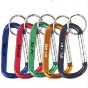 D shaped Carabiner Keychain