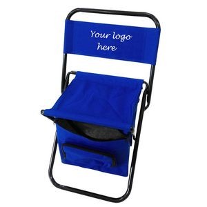 Folding Beach Chair w/ Ice Bag