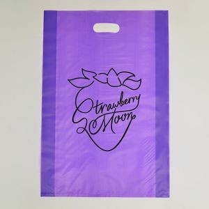 Frosted Grape Colored Poly Merchandise Bag/ 2.5 Mil (14"x3"x21")