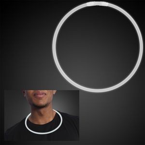 22" White Glow Necklaces - BLANK