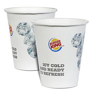 12 Oz. Double Poly Coated Paper Cold Cup - Flexographic Printed