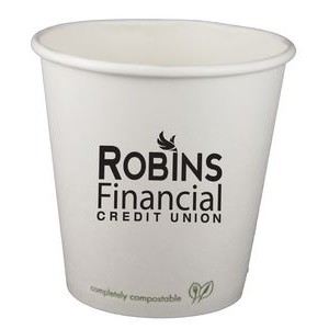 10 Oz. Eco-Friendly Compostable Paper Hot Cup - Offset printed