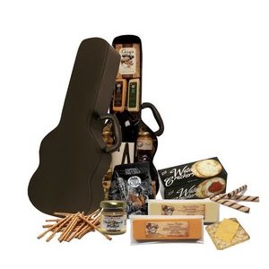 Guitar Box with Cheese, Crackers & More