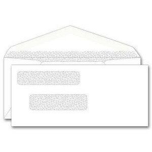 One-Write® Center Write Check Dual Window Envelope w/ Gummed Flap