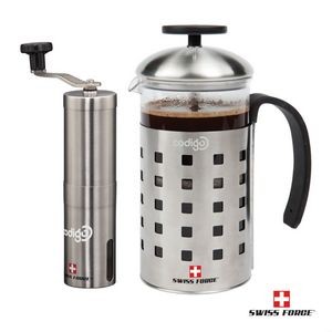 Swiss Force® Coffee Grinder/Press Set