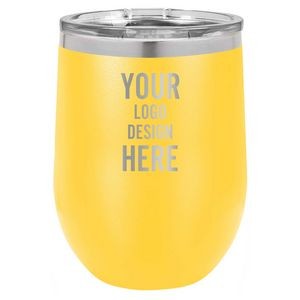 Personalized Polar Camel 12 oz Stemless Wine Cup - Powder Coated