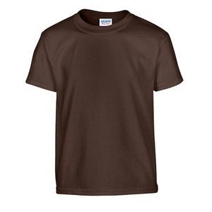 Dark Chocolate Gildan First Quality Dryblend Youth T-shirt - Medium (C