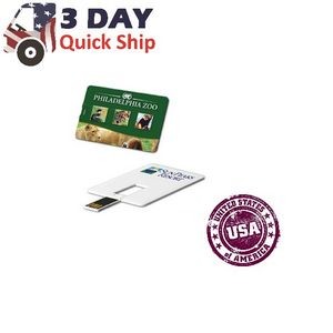 512 MB USA Decorated Credit Card USB Flash Drive