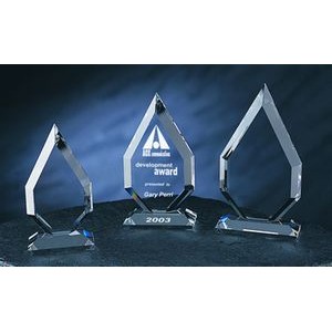Apex Award optical crystal award/trophy 9"H
