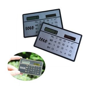 Ultra Thin Solar Powered Calculator
