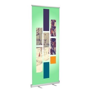Full Color Digitally Printed-Standard Retractable Banner with Stand 47" x 81"
