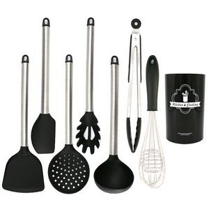 8Pcs Silicone Kitchen Cooking Utensils Tool Set
