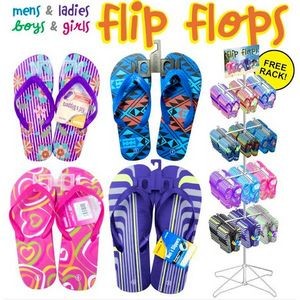 Adult & Children's Flip Flops - Assorted (Case of 144)