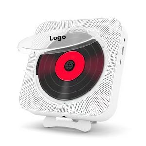 Portable CD Player with Bluetooth Rechargeable Wall Mountable CD Music Player