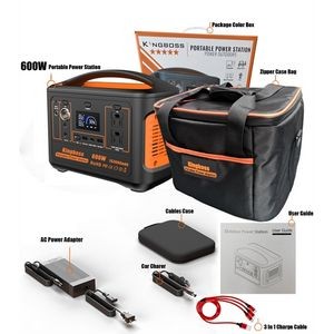 600W Multi-Functional Portable Camping Generator - CE/RoHS/FCC Compliant