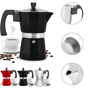 Stovetop Espresso Coffee Maker Moka Pot 3 Cups