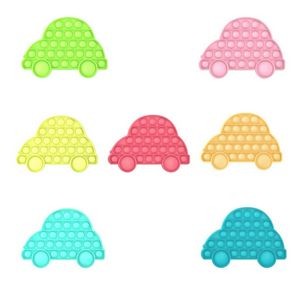 Car shaped Push Pop Bubble Toy