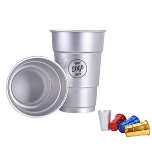 Reusable Disposable Recyclable Aluminum Cup