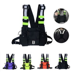 Radio Chest Rig Bag Holster Harness Pack For Man Woman