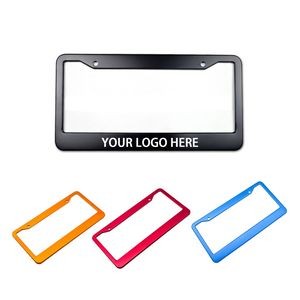 Colorful Metal License Plate Frame