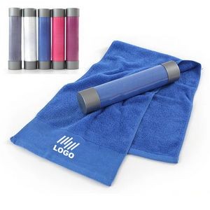 Cotton Sport Towel With Carrying Package