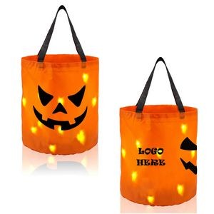 LED Light Halloween Trick or Treat Bags