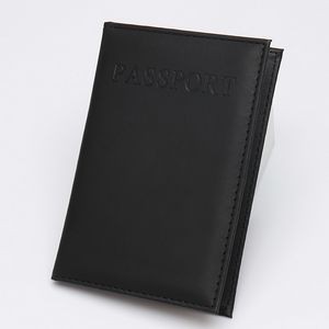 Multi-color Simple Custom PU Waterproof Passport Document Holder Wallet
