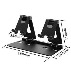 Adjustable Aluminum Cell Phone Stand, Universal Foldable Holder for Smartphone