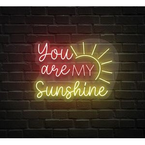 You Are My Sunshine Neon Sign (59 " x 45 ")