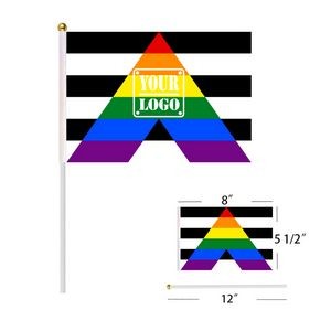 Small Straight Ally Flag
