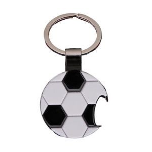 Football Bottle Opener Keychain