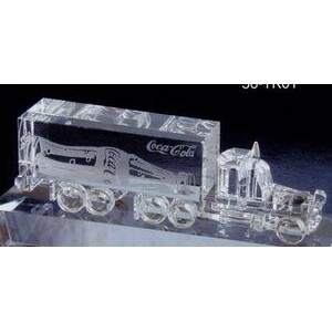 Crystal Cargo Semi Truck Model (5 1/8