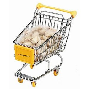 Mini Shopping Cart With Pistachios
