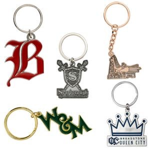 Custom Die Cast Key Tag Key Chain (1-1/4")