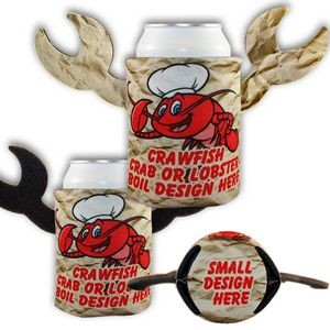 Crazy Frio Crawfish Double Claw Beverage Holder (4CP/ Dye Sublimation)