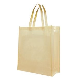 Laminated Tote Bag with Patent Finish - Blank (12 3/4"x15 3/4"x4 3/4")