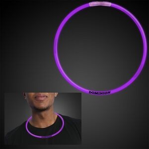 Custom 22" Purple Glow Necklace - Domestic Print