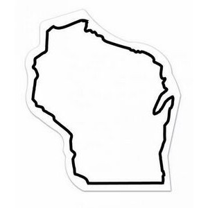 Wisconsin State Shape Magnet - Full Color