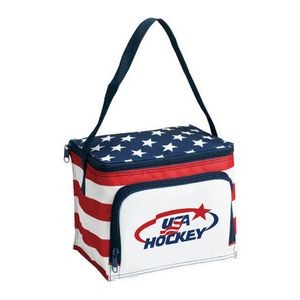 Poly Stars and Stripes Style Lunch Bag