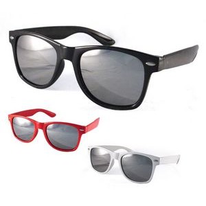 San Marino Sunglasses w/ Silver Mirror Lenses