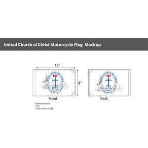 United Church of Christ Motorcycle Flags 6x9 inch