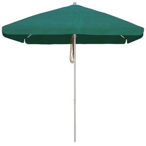 US Made 5 1/2' Square (7 1/2' Diagonal) Heavy Duty Commercial Patio Umbrella w/Aluminum Pole & Frame