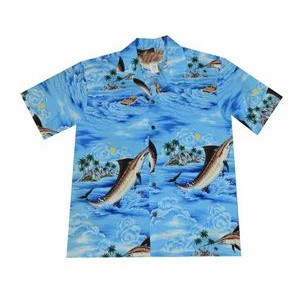 Hawaiian Tropical Print Shirt