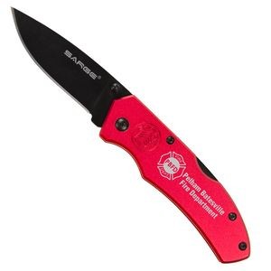 Red Electro - Lock Back Pocket Knife