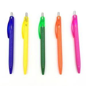 Color Plastic ballpoint Pen with click action