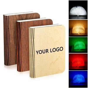 Rechargeable Home Decoration Folding Book Colorful LED Light