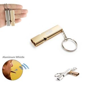 Aluminum Whistle Keychain